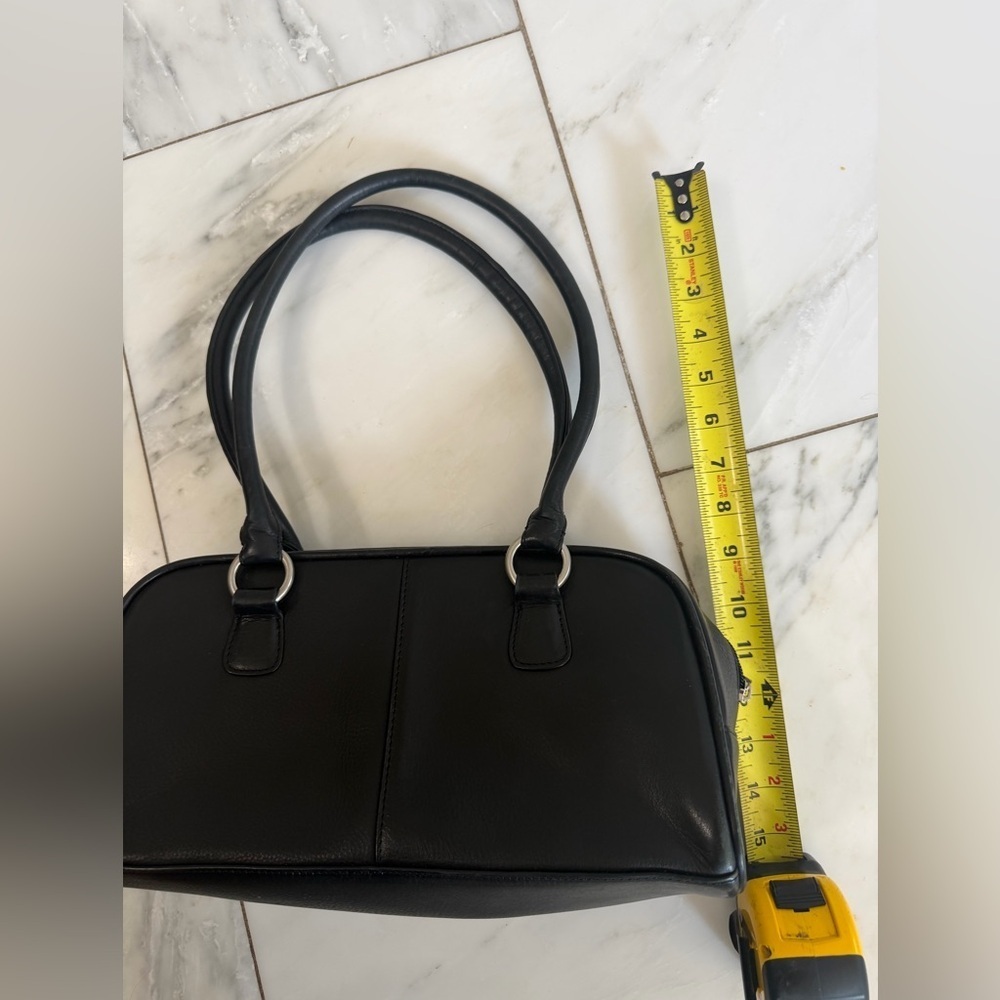 Osgoode Marley black leather handbag purse - Picture 13 of 15